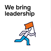 We bring leadership